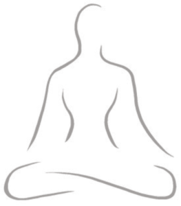 Silhouette en position de méditation illustrant la sophrologie caycédienne respiration consciente pleine conscience et apaisement du système nerveux à Cormeilles en Parisis